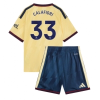 Arsenal Riccardo Calafiori #33 Tredje Tröja Barn 2026-27 Kortärmad (+ Korta byxor)